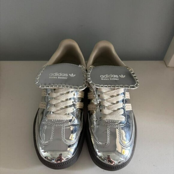 adidas Samba x Wales Bonner Low Silver Metallic - Picture 6 of 6